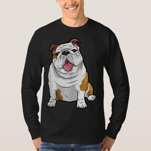 Engelse Bulldogs Geweldige Funny Bulldog Pups Dogs T-shirt (Voorkant)