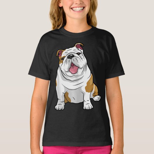 Engelse Bulldogs Geweldige Funny Bulldog Pups Dogs T-shirt (Voorkant)