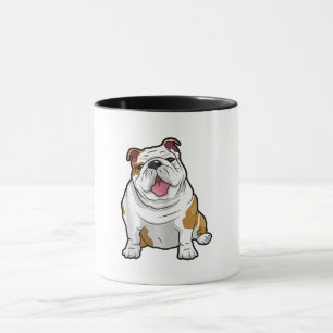 ENGELSE BULLDOGS Geweldige Funny Bulldog Pups Hond Mok