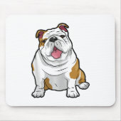 ENGELSE BULLDOGS Geweldige Funny Bulldog Pups Hond Muismat (Voorkant)