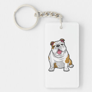 ENGELSE BULLDOGS Geweldige Funny Bulldog Pups Hond Sleutelhanger