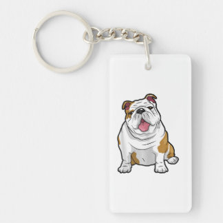 ENGELSE BULLDOGS Geweldige Funny Bulldog Pups Hond Sleutelhanger