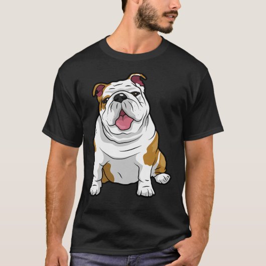 ENGELSE BULLDOGS Geweldige Funny Bulldog Pups Hond T-shirt (Voorkant)