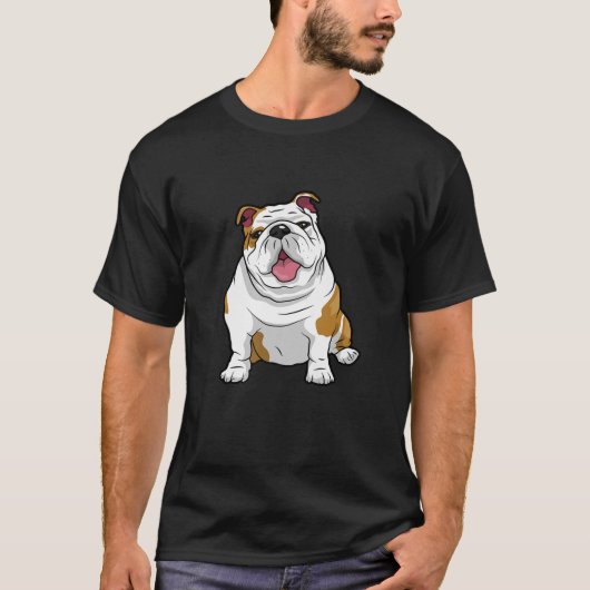 ENGELSE BULLDOGS Geweldige Funny Bulldog Pups Hond T-shirt (Voorkant)