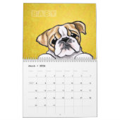 Engelse Bulldogs Off-Leash Art™ Vol 1 Kalender (Mar 2026)