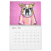 Engelse Bulldogs Off-Leash Art™ Vol 1 Kalender (Feb 2026)