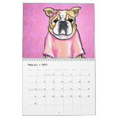 Engelse Bulldogs Off-Leash Art™ Vol 1 Kalender (Feb 2027)