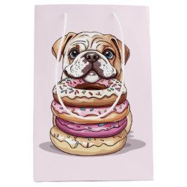 Engelse Bulldogs Sprinkled Donuts Medium Cadeauzakje