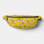 Engelse Bulldogs Yellow en Blue Patterned Heuptasje (Liggend)