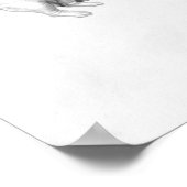 Engelse bulledog met Angel Poster (Hoek)