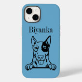 Engelse bullterrier hond Case-Mate iPhone case (Achterkant)