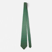 Engelse Bunny Frenzy Tie Dbl Siided (Groene Mix) Stropdas (Voorkant)