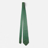 Engelse Bunny Frenzy Tie Dbl Siided (Groene Mix) Stropdas (Achterkant)