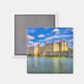 Engelse Castle Art Magneet (Voorkant / Achterkant)