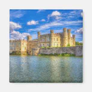Engelse Castle Art Magneet