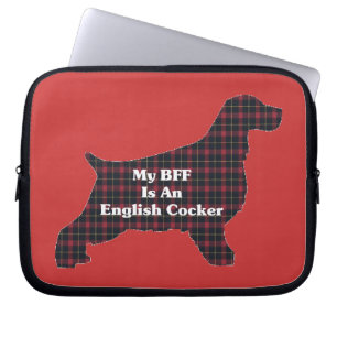 Engelse Cocker BFF Laptop Sleeve