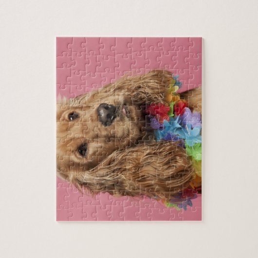 Engelse Cocker Spaniel (10 maanden oud) Legpuzzel (Verticaal)