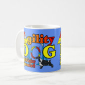 Engelse Cocker Spaniel Agility Gifts Koffiemok (Voorkant links)
