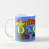 Engelse Cocker Spaniel Agility Gifts Koffiemok (Links)