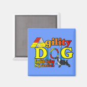 Engelse Cocker Spaniel Agility Gifts Magneet (Voorkant / Achterkant)