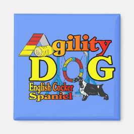 Engelse Cocker Spaniel Agility Gifts Magneet