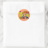 Engelse Cocker Spaniel Agility Gifts Ronde Sticker (Tas)