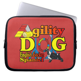 Engelse Cocker Spaniel Agility Laptop Sleeve