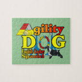 Engelse Cocker Spaniel Agility Legpuzzel (Horizontaal)