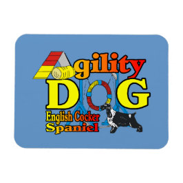 Engelse Cocker Spaniel Agility Magneet