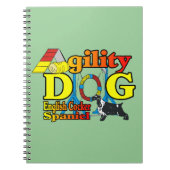Engelse Cocker Spaniel Agility Notitieboek (Voorkant)