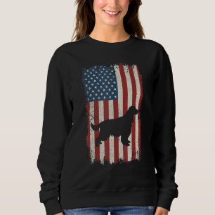 Engelse Cocker Spaniel American Flag Usa Dog Pupp Trui