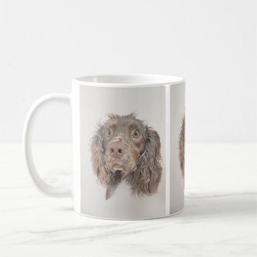 Engelse Cocker Spaniel art. Koffiemok (Links)