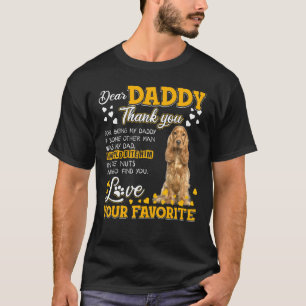 Engelse Cocker Spaniel Beste papa Bedankt voor je T-shirt