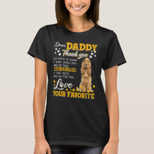 Engelse Cocker Spaniel Beste papa Bedankt voor je T-shirt