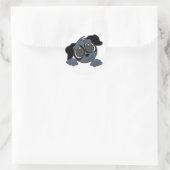 engelse cocker spaniel blue roan peking cartoon ronde sticker (Tas)