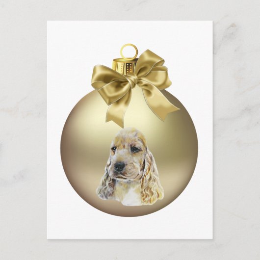 Engelse Cocker Spaniel Briefkaart (Voorkant)