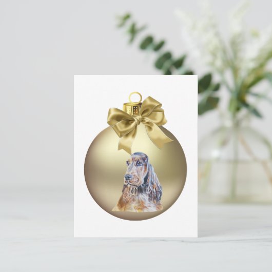 Engelse Cocker Spaniel Briefkaart (Staand voorkant)