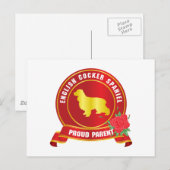 Engelse Cocker Spaniel Briefkaart (Voorkant / Achterkant)