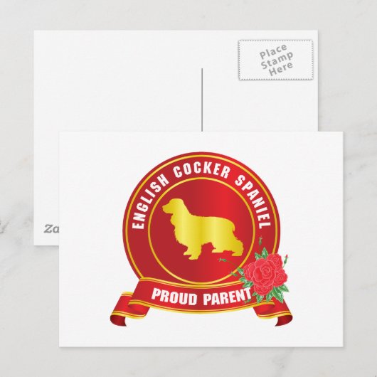 Engelse Cocker Spaniel Briefkaart (Voorkant / Achterkant)