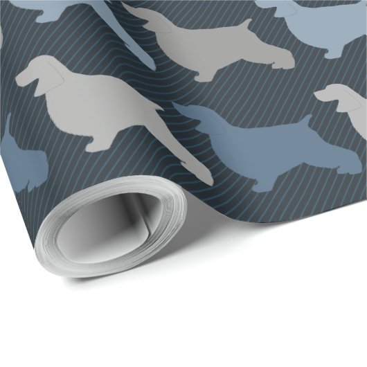 Engelse Cocker Spaniel Cadeaupapier (Rol Hoek)