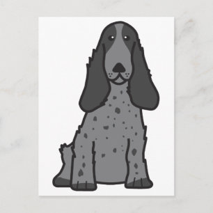 Engelse Cocker Spaniel Dog Cartoon Briefkaart