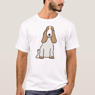 Engelse Cocker Spaniel Dog Cartoon T-shirt