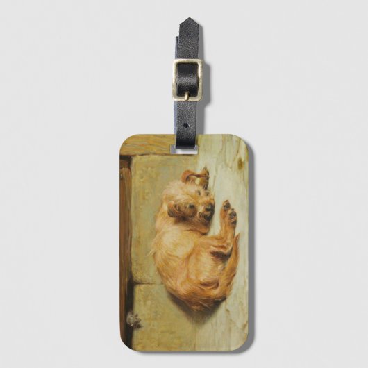 Engelse Cocker Spaniel Dog (door Briton Rivière) Bagagelabel (Voorkant (verticaal))