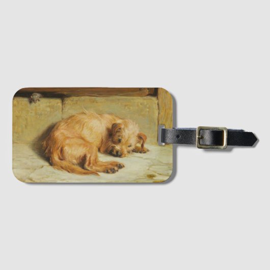 Engelse Cocker Spaniel Dog (door Briton Rivière) Bagagelabel (Voorkant (horizontaal))