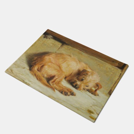 Engelse Cocker Spaniel Dog (door Briton Rivière) Deurmat (Schuin)