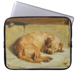 Engelse Cocker Spaniel Dog (door Briton Rivière) Laptop Sleeve