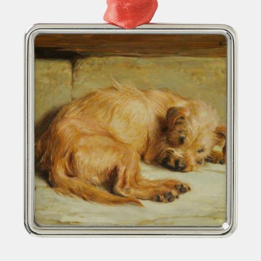 Engelse Cocker Spaniel Dog (door Briton Rivière) Metalen Ornament (Voorkant)