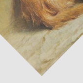 Engelse Cocker Spaniel Dog (door Briton Rivière) Tissuepapier (Detail)