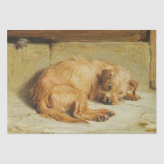 Engelse Cocker Spaniel Dog (door Briton Rivière) Tissuepapier (Voorkant)
