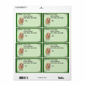 Engelse Cocker Spaniel Etiket (Full Sheet)